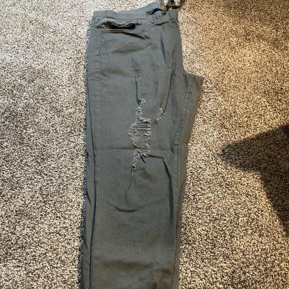 YMI distressed joggers